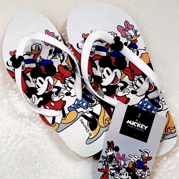 🆕 Disney Ltd Edition Women’s Mickey & Friends “Ears” Icon B&W Slip-On Sandals - Picture 3 of 10